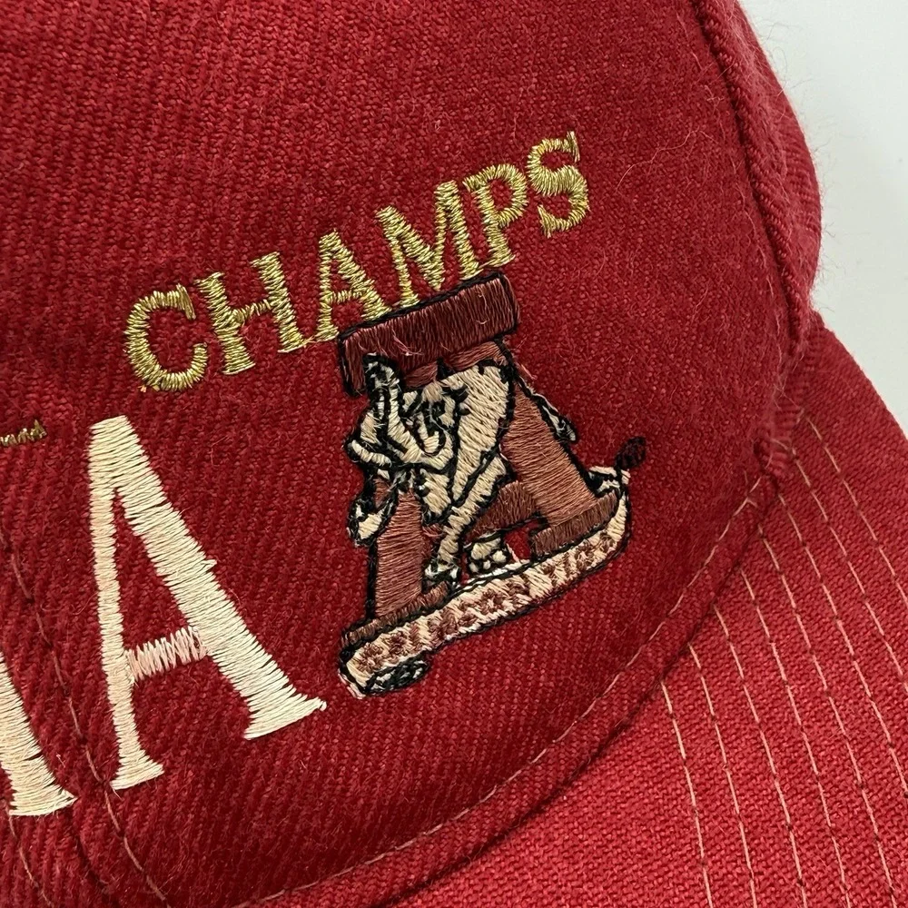 Vtg 1992 University of Alabama Crimson Tide National Champions Hat OS The Game